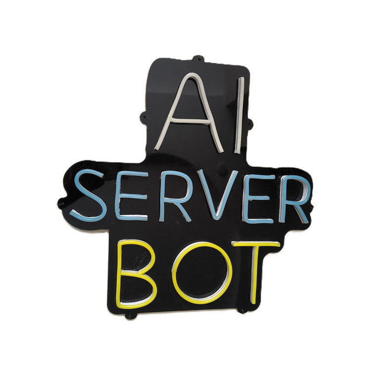 تابلو ال ای دی مدل AI SERVER BOT سایز 43*43 سانتی متر