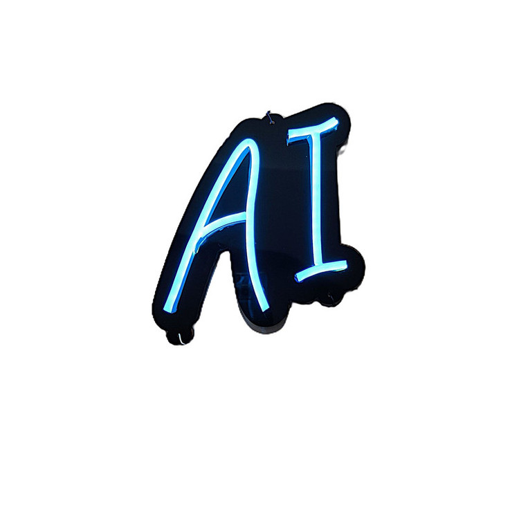 تابلو ال ای دی مدل Artificial intelligence AI سایز 150*20 سانتی متر