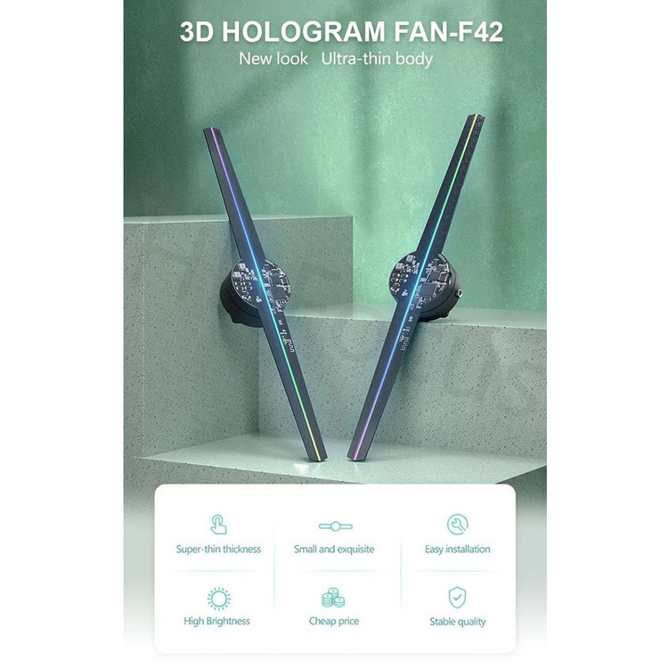 دستگاه LED هولوگرافی مدل HD-F42 WiFi