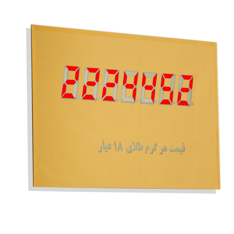تابلو ال ای دی مدل تابلو قیمت طلا