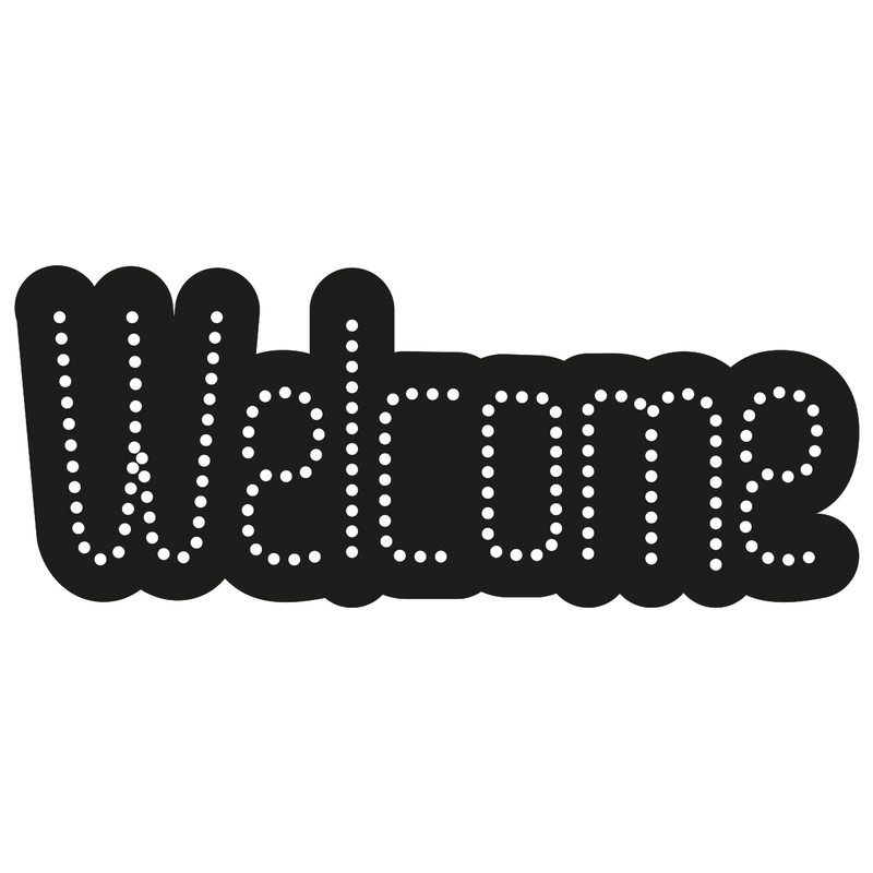 تابلو ال ای دی طرح Welcome کد 10384