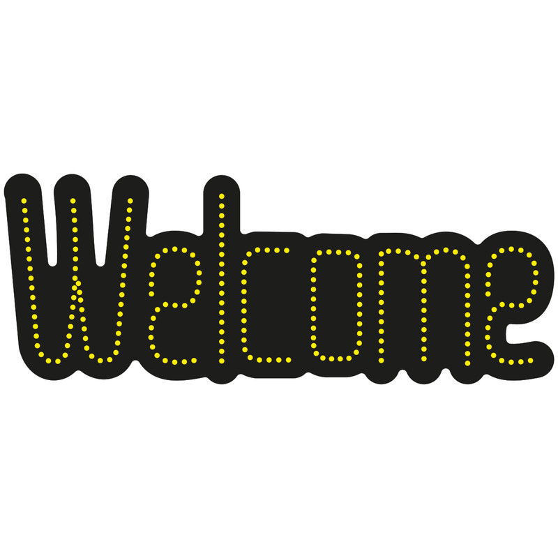 تابلو ال ای دی طرح Welcome کد 10390