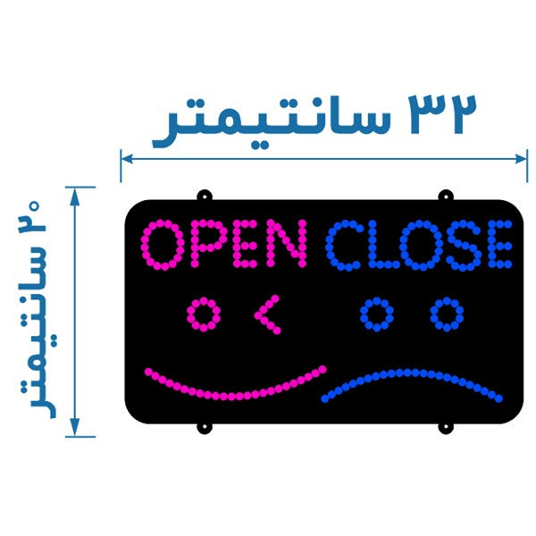 تابلو ال ای دی مدل openvclose 2020