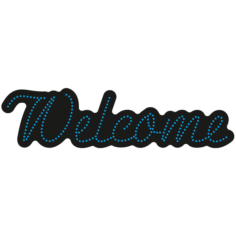 تابلو ال ای دی آیاز طرح Welcome کد 230B