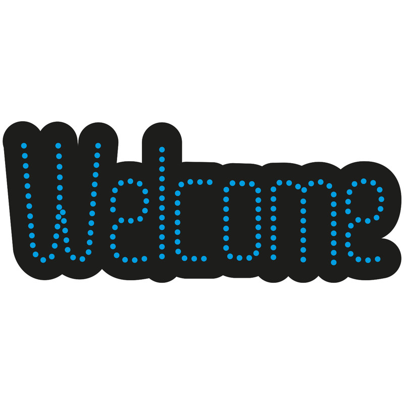 تابلو ال ای دی طرح Welcome کد 10381